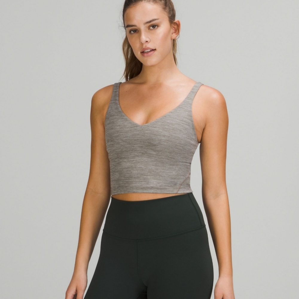 Lululemon Align Tank top Size 10 Heathered Rover *EUC*